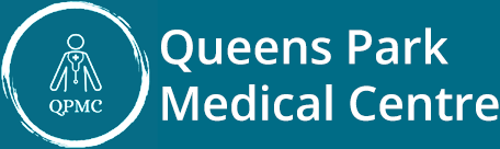 Queens Park Medical Centre logo and homepage link
